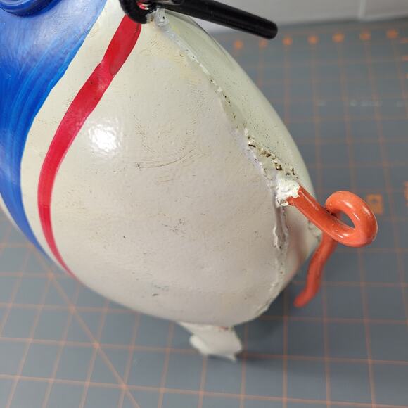 Scooter the Pig Metal Novelty Watering Can Garden Decor - Picture 8 of 11